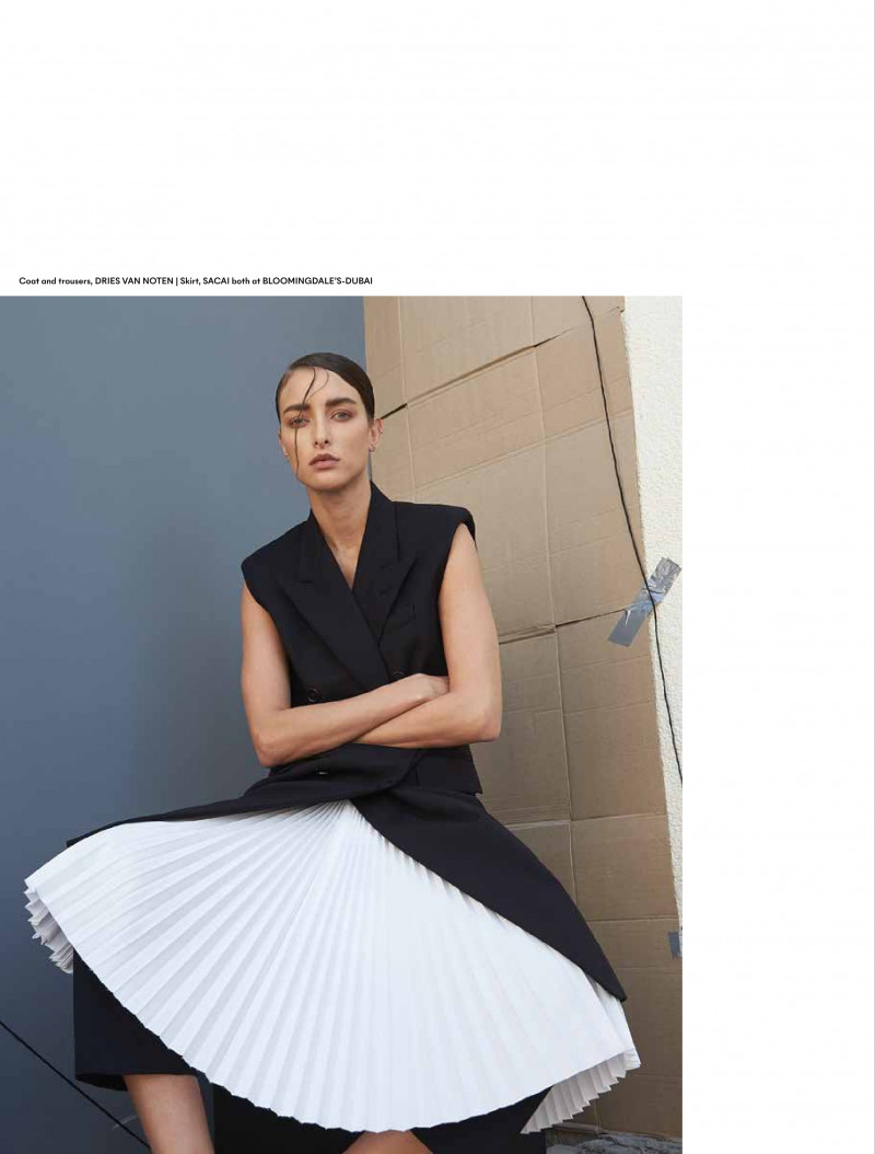 Fernanda Kinder featured in All About Androgyny, April 2019