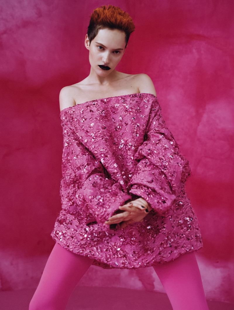 Greta Elisa Hofer featured in Valentino Pink PP, September 2022