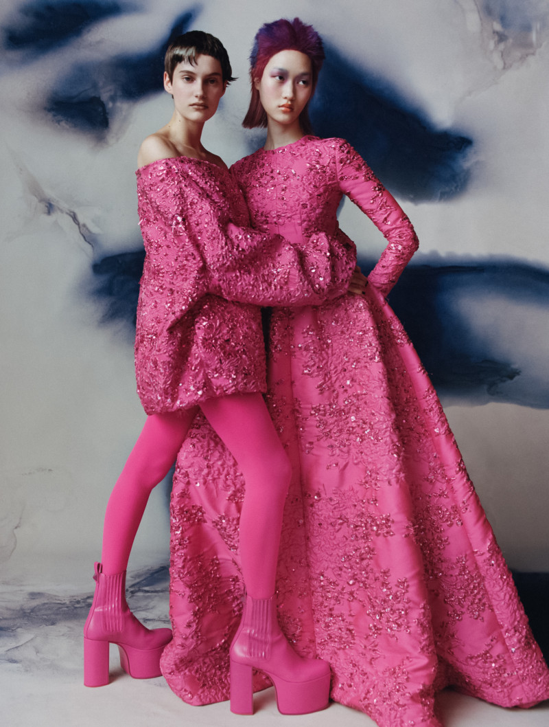 Greta Elisa Hofer featured in Valentino Pink PP, September 2022