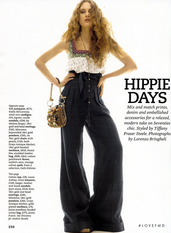 Mariana Idzkowska featured in Hippie Days, May 2008