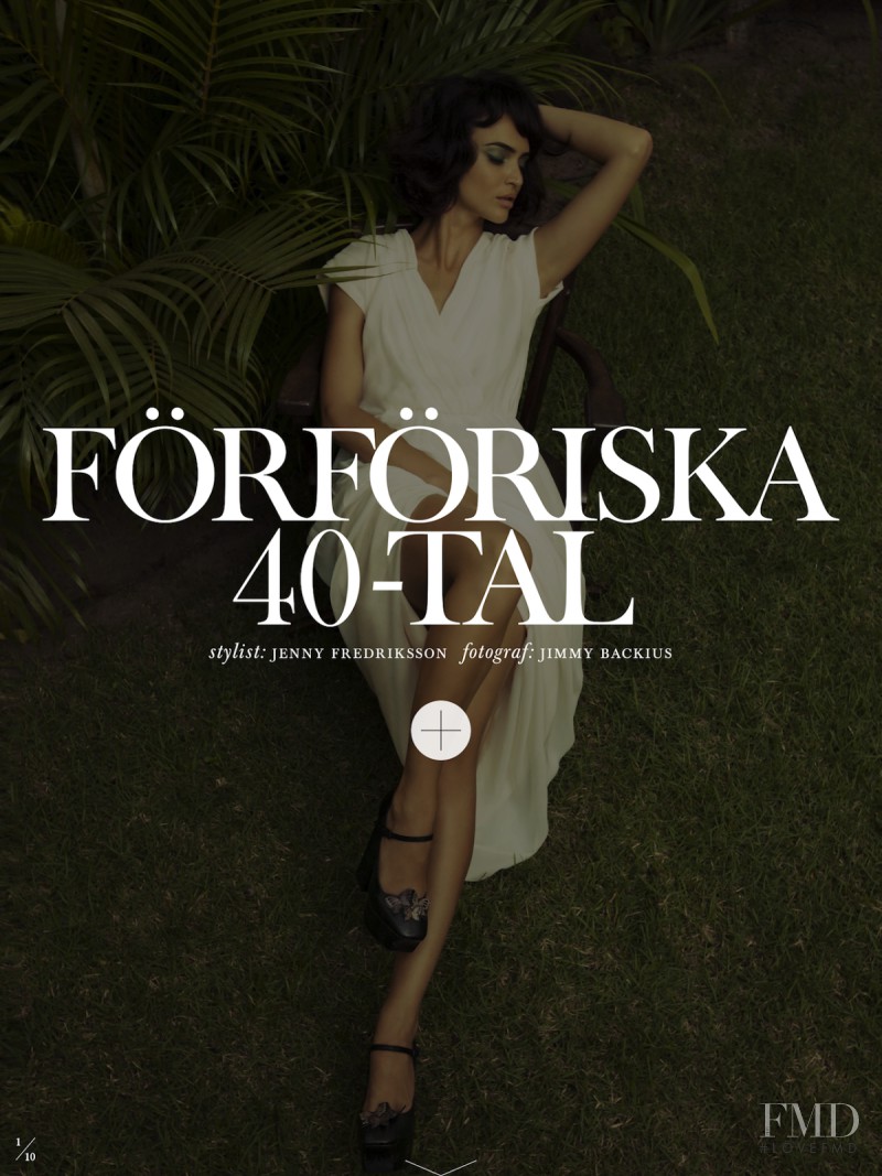 Celia Becker featured in Forforiska 40-Tal, March 2013