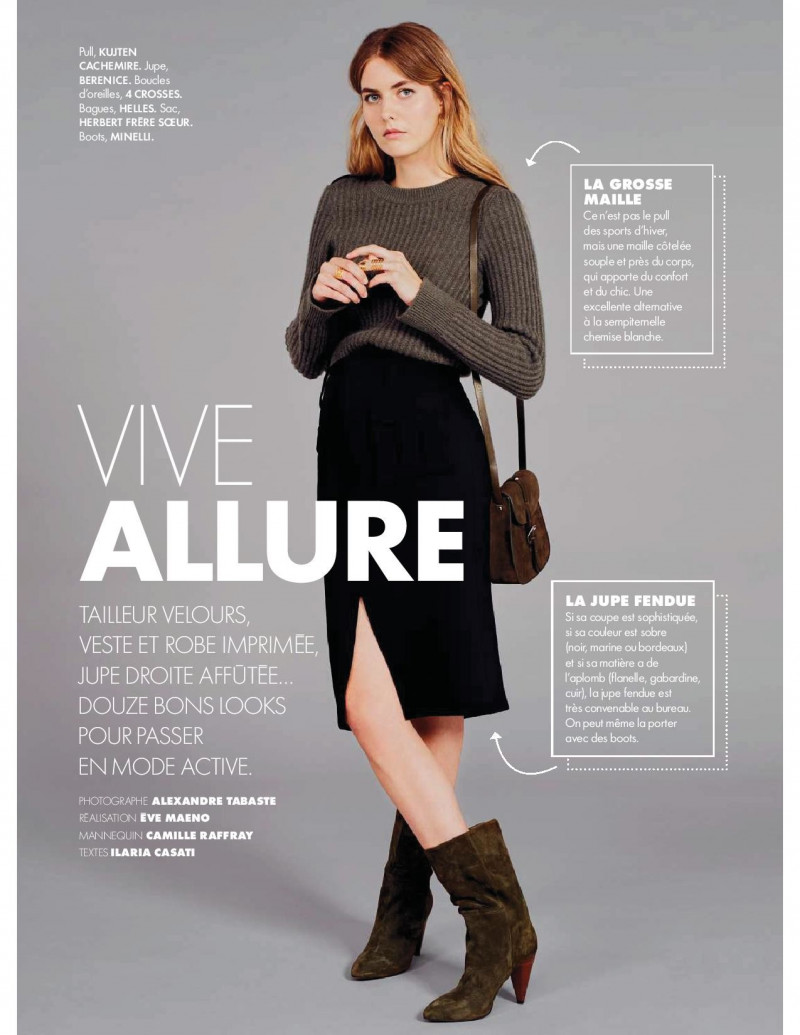 Camille Raffray featured in Vive Allure, September 2018