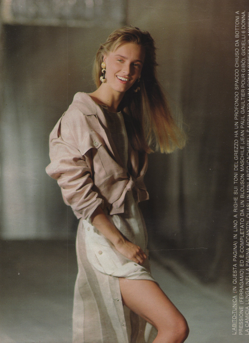 Anette Stai featured in Gli Abiti Dopo-Vacanza, September 1984