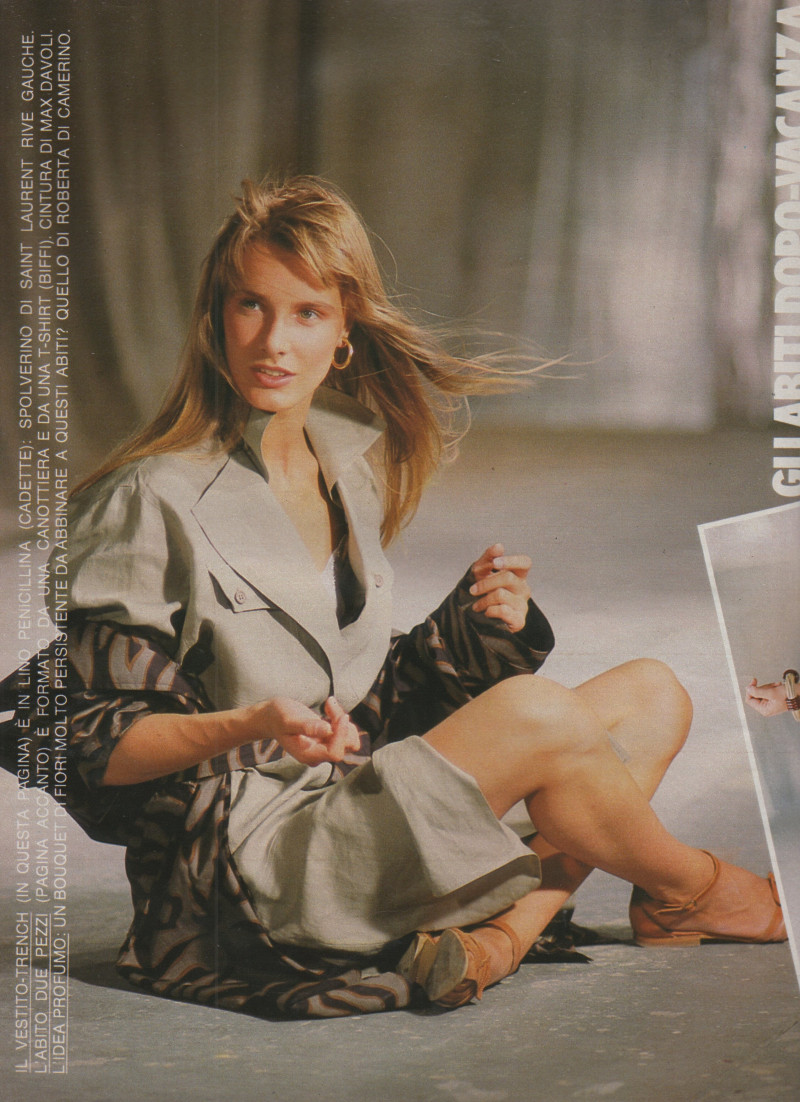 Anette Stai featured in Gli Abiti Dopo-Vacanza, September 1984