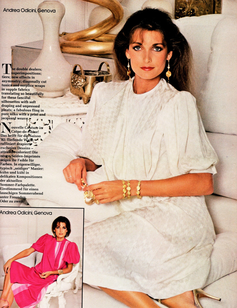 Anette Stai featured in Amoureuses de le Soie, April 1982