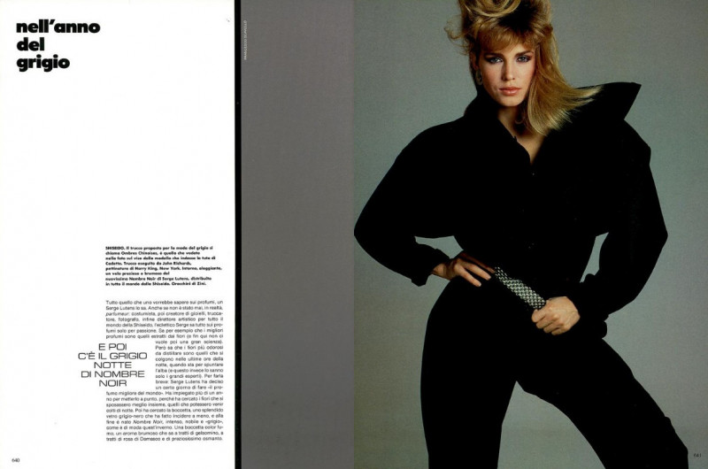 Anette Stai featured in Nell\'anno del grigio, September 1983