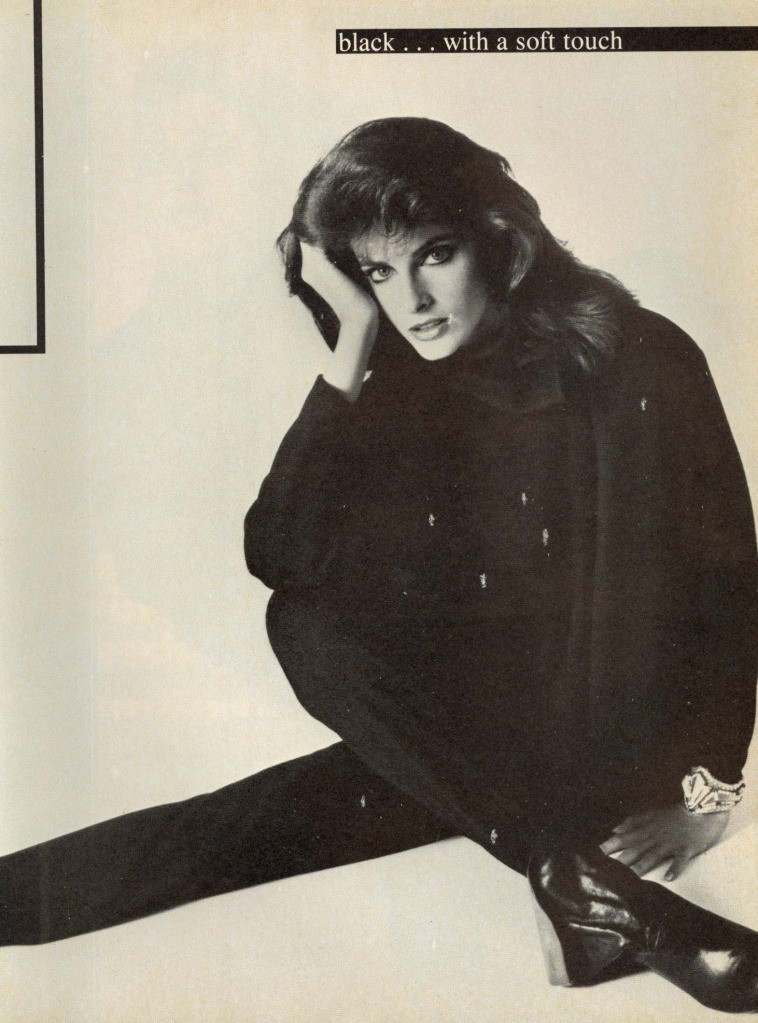 Anette Stai featured in Black... with a Soft Touch, September 1982