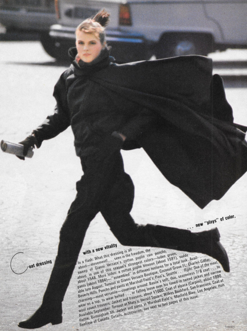 Anette Stai featured in Coats, Plus!, August 1981