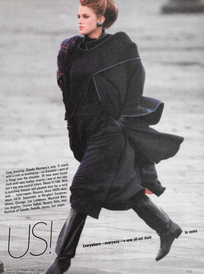 Anette Stai featured in Coats, Plus!, August 1981