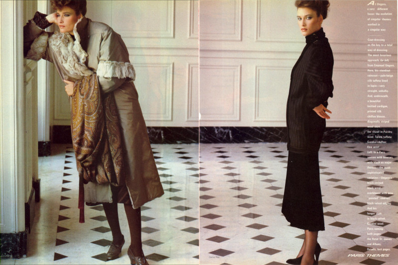 Rosemary McGrotha featured in Paris: Themes & Variations , October 1981