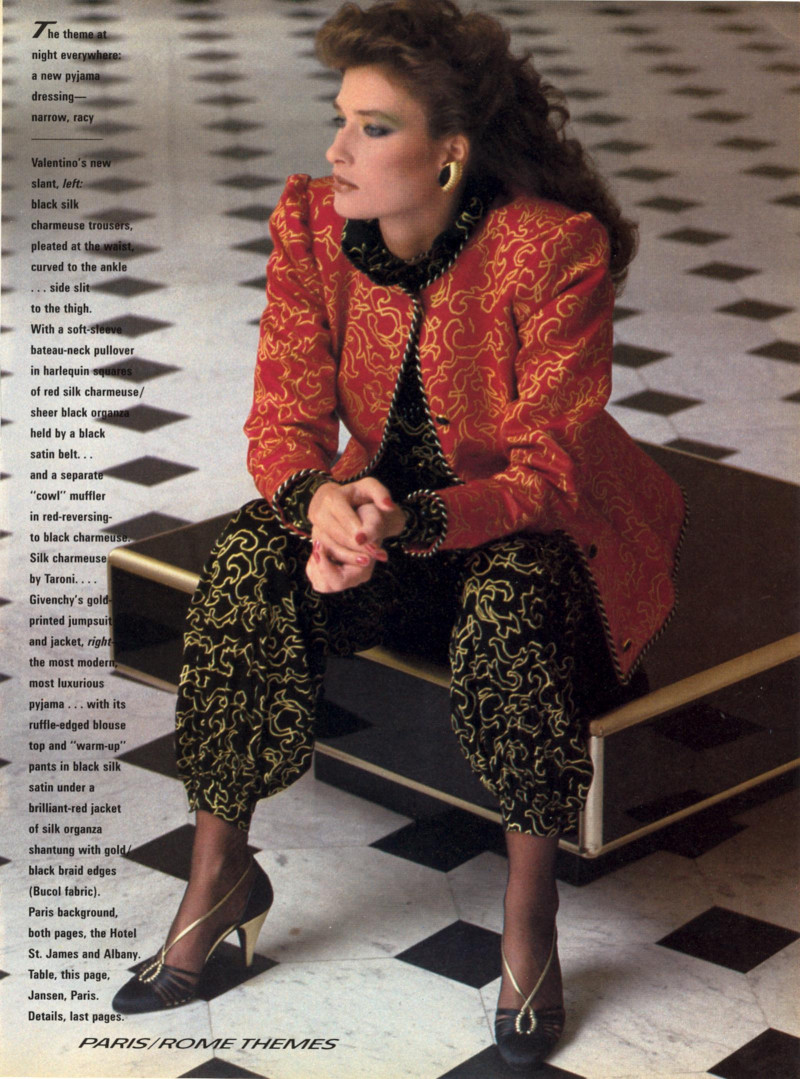 Rosemary McGrotha featured in Paris: Themes & Variations , October 1981