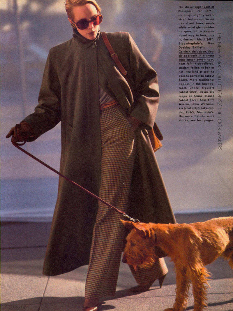 Paulina Porizkova featured in The Look-Makers - The Best Real-Life Day Dressing, September 1982