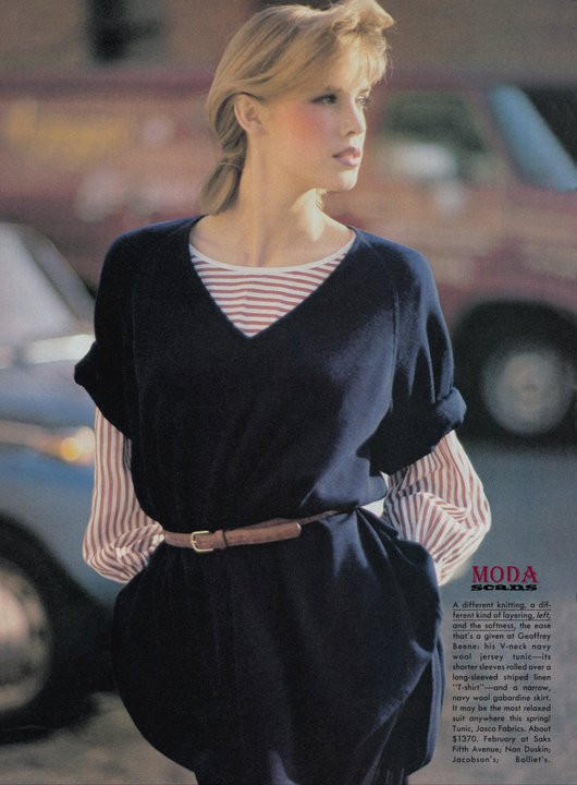 Anette Stai featured in Got for the Best, January 1983