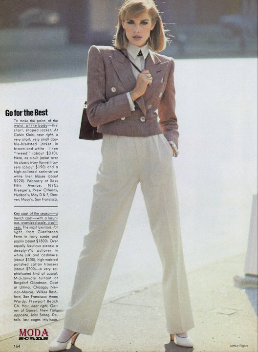 Anette Stai featured in Got for the Best, January 1983
