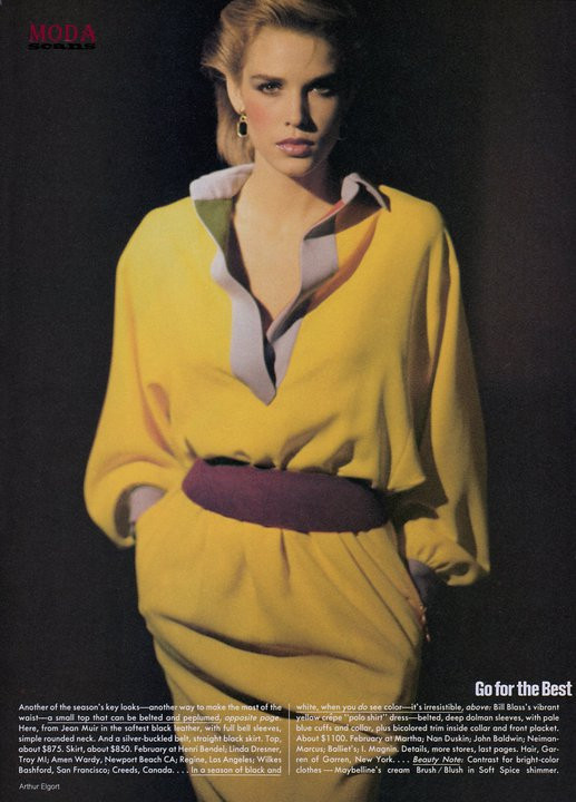 Anette Stai featured in Got for the Best, January 1983