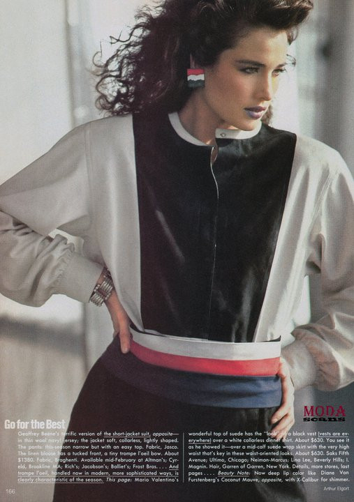 Joan Severance featured in Got for the Best, January 1983