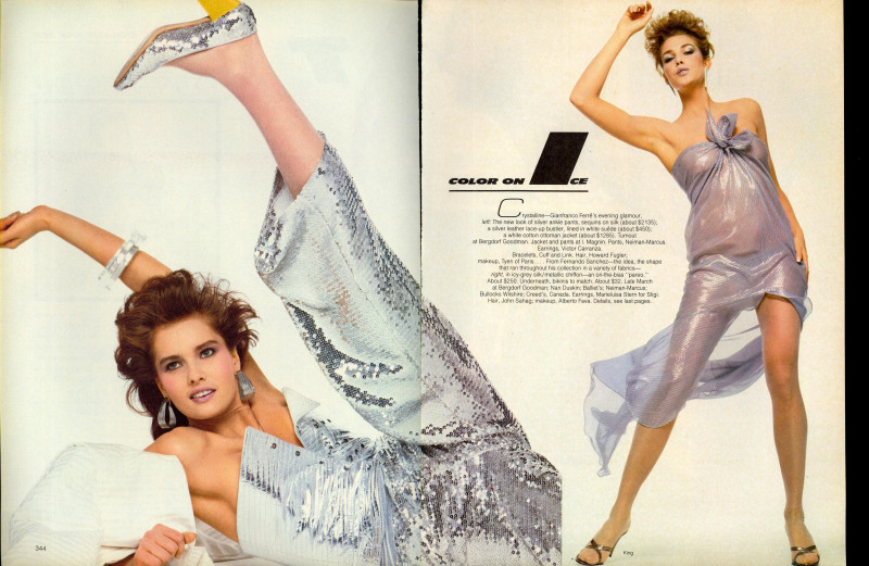 Joan Severance featured in Color On Ice The Impact Is Refreshing, Cool, March 1982