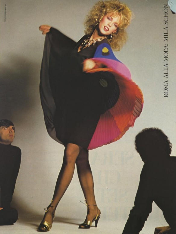 Anette Stai featured in Collezione arcobaleno, March 1982