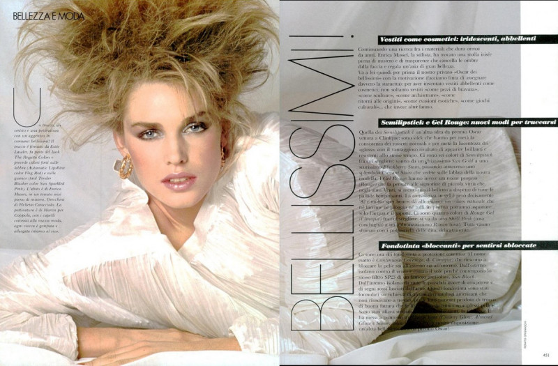 Anette Stai featured in Bellissimi!, March 1982