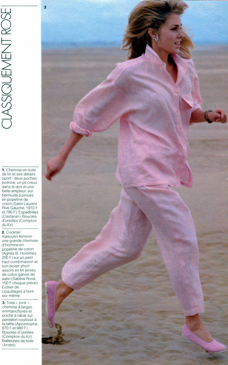 Anette Stai featured in Fiche Tricot, June 1983