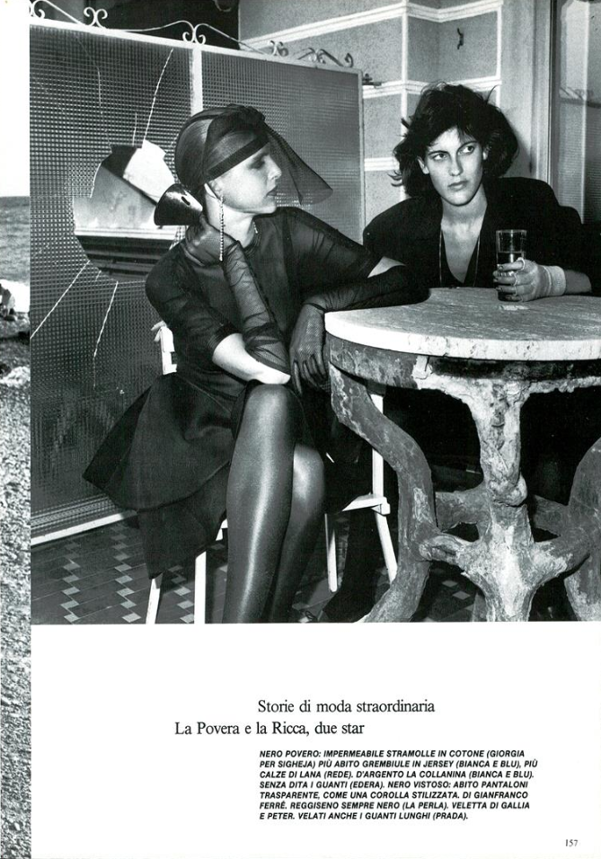 Simonetta Gianfelici featured in La Povera e la Ricca, due Star, December 1982