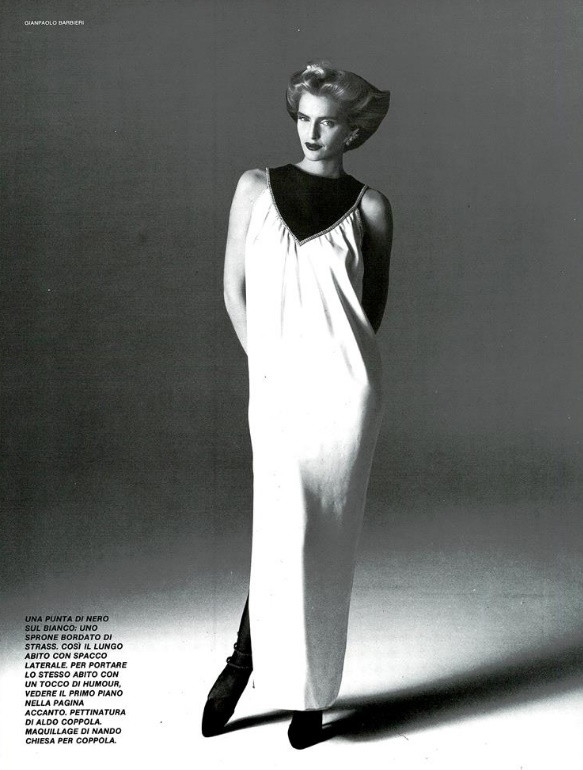 Simonetta Gianfelici featured in bianco & nero & sexy, January 1983