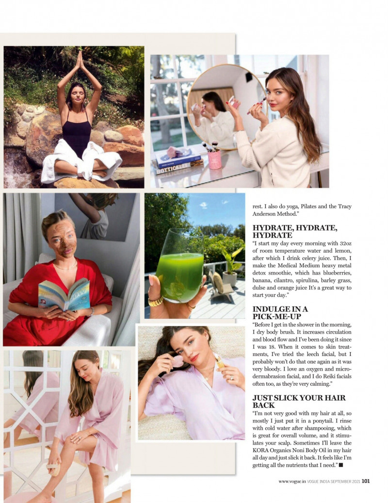 Miranda Kerr featured in Beauty, September 2021