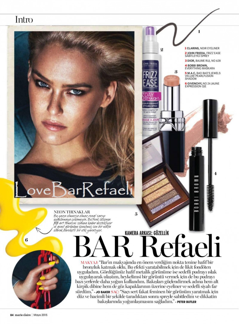 Bar Refaeli featured in Bar Refaeli, May 2015