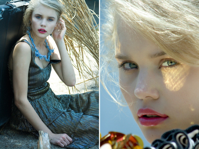 Brooke Perry featured in Fresh Face, August 2010