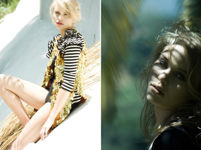 Brooke Perry featured in Fresh Face, August 2010
