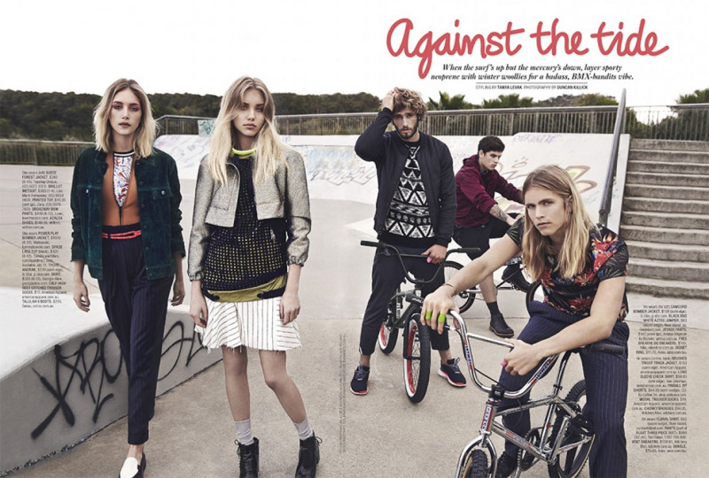 Brooke Perry featured in Against the tide, June 2014