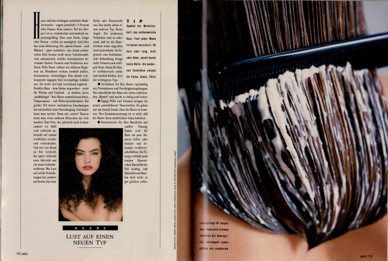 Ana Paula Arosio featured in Die Geheimen Signale, March 1990