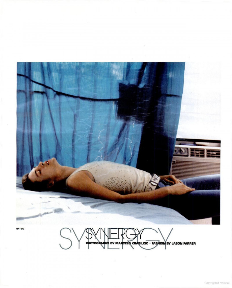 James Jaime King featured in Synergy, November 1999