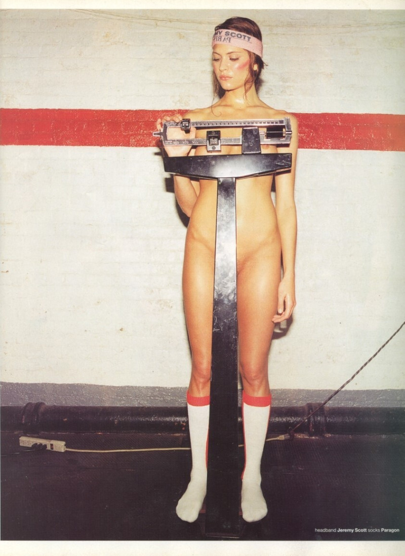 Frankie Rayder featured in Physical Education, January 2000
