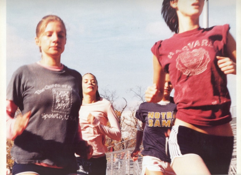 Frankie Rayder featured in Physical Education, January 2000