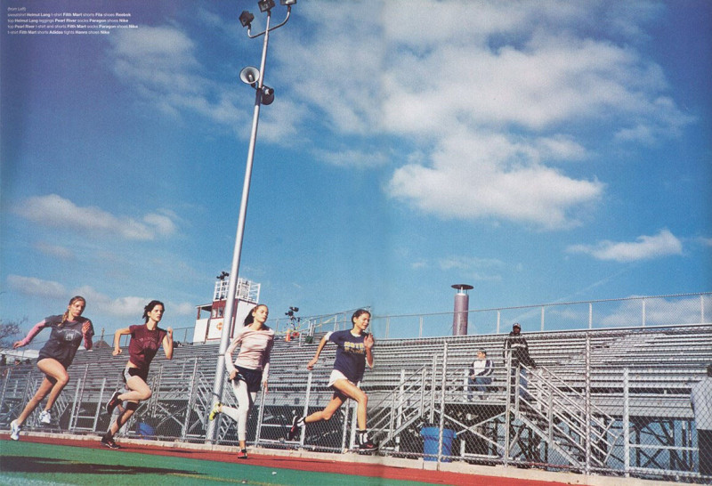 Frankie Rayder featured in Physical Education, January 2000