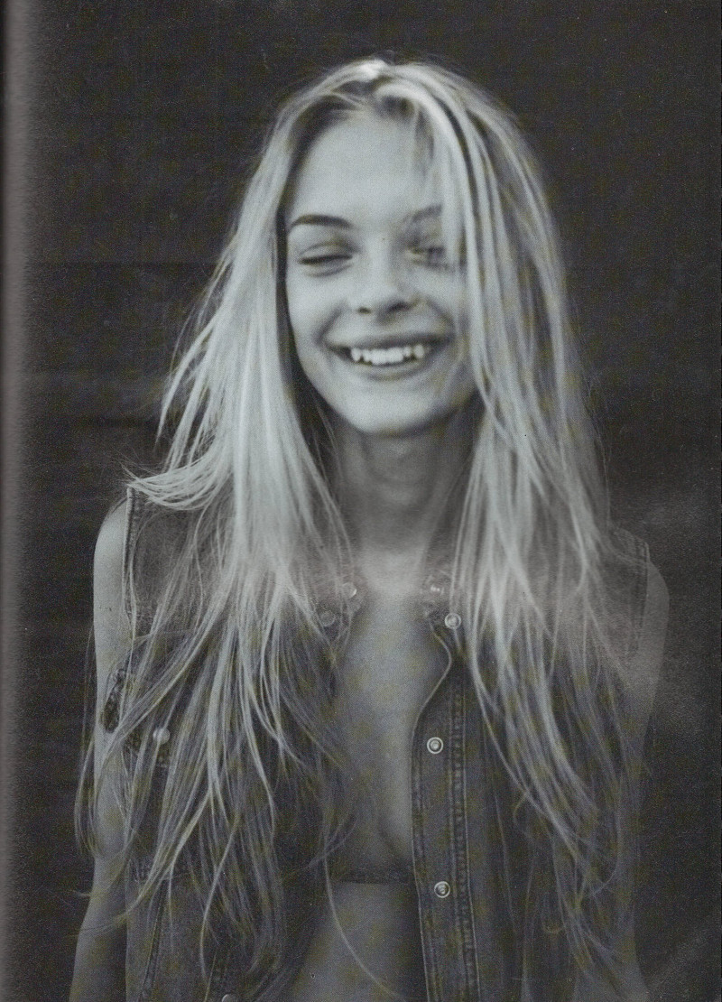 James Jaime King featured in Denim Sotto Il Sole, August 1996