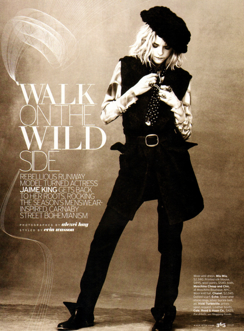 James Jaime King featured in Walk on the Wild Side, October 2009