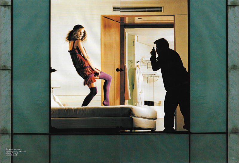 Angela Sega featured in Behind the glass, October 2003