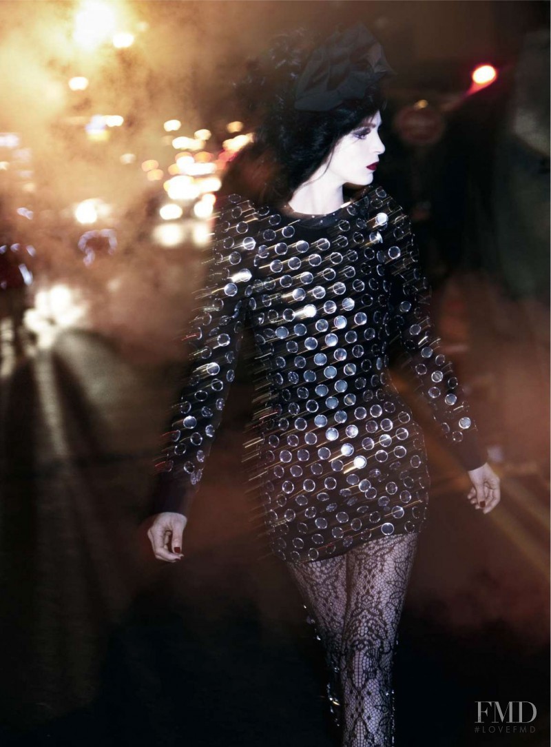 Mariacarla Boscono featured in Fantasy Fashion, December 2009