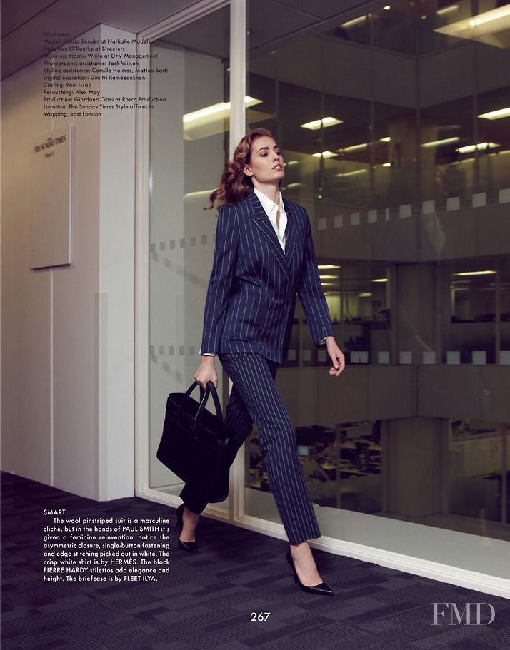 Nadja Bender featured in Workwear, March 2013