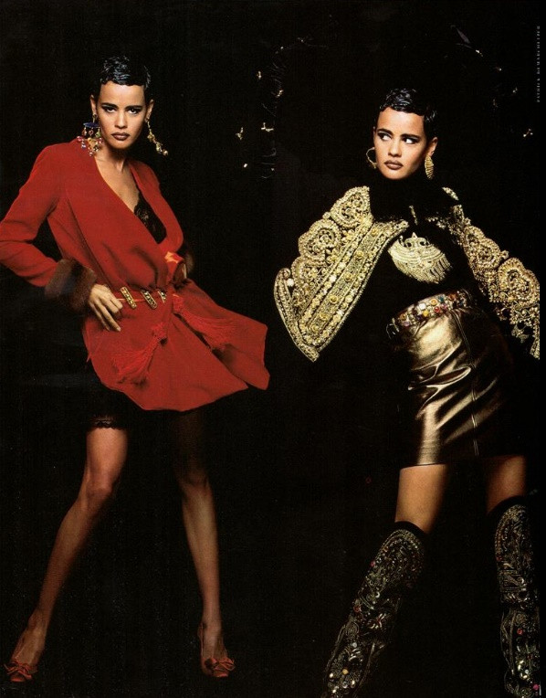 Nadege du Bospertus featured in Stampe, Decori e Ori, September 1990