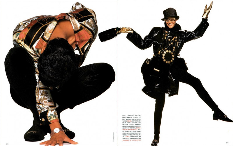 Nadege du Bospertus featured in shining, November 1991