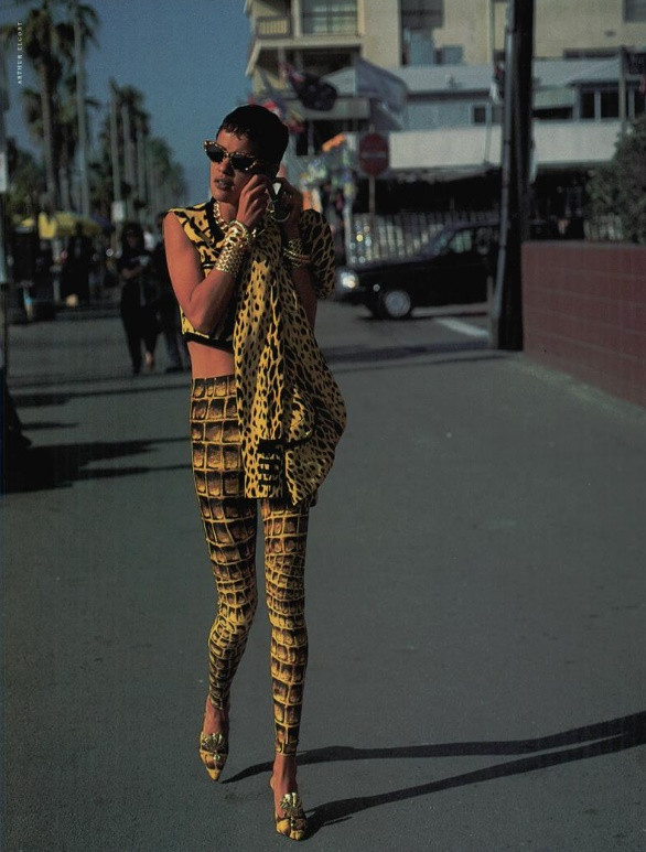 Nadege du Bospertus featured in sexy zoo in hollywood, March 1992