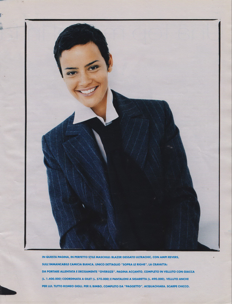 Nadege du Bospertus featured in Una top mdel in famiglia, November 1996