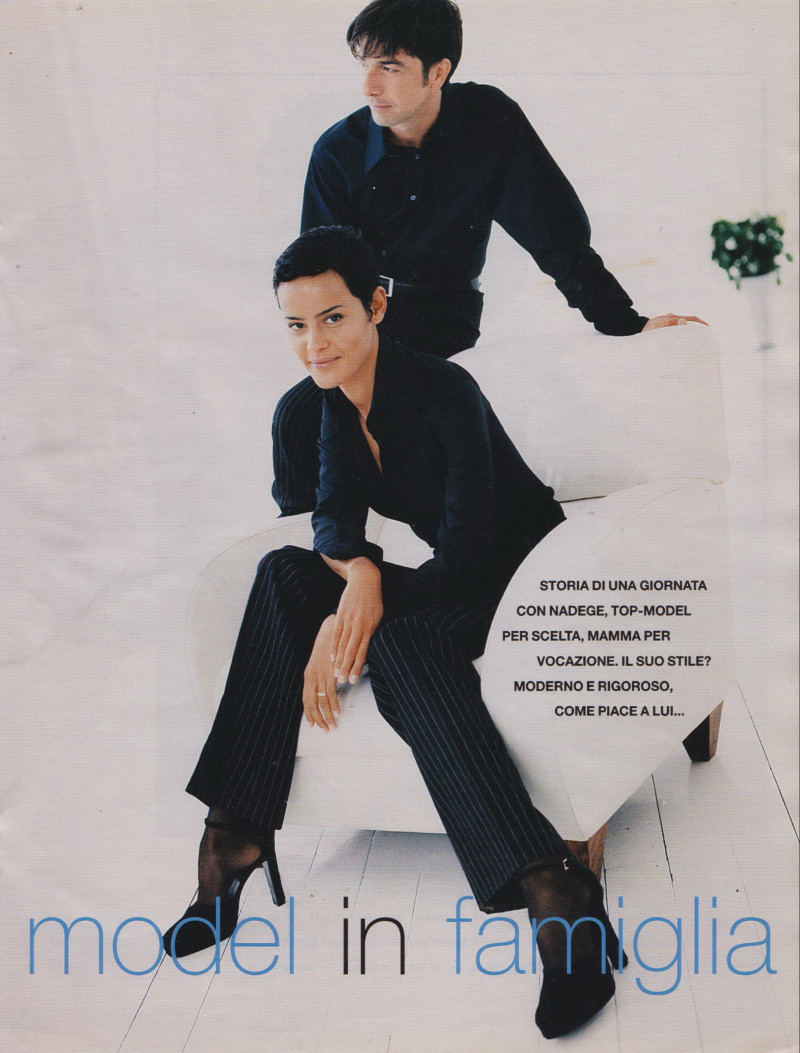 Nadege du Bospertus featured in Una top mdel in famiglia, November 1996