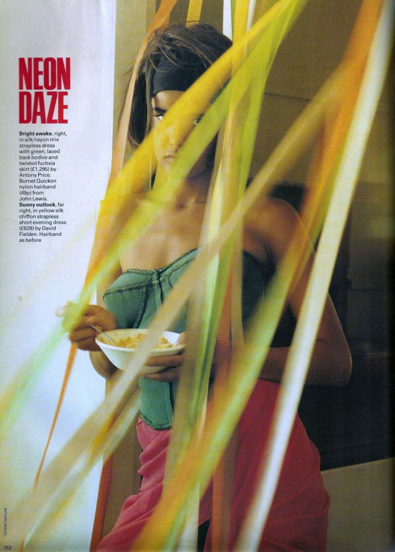 Nadege du Bospertus featured in Neon Daze, March 1990