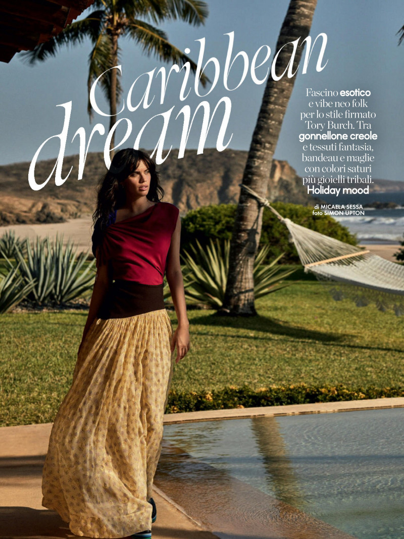 Sara Sampaio featured in Caribbean Dream, April 2022