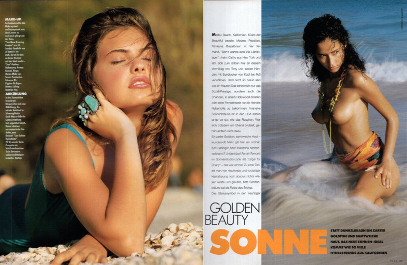 Gretha Cavazzoni featured in Sonne, June 1990