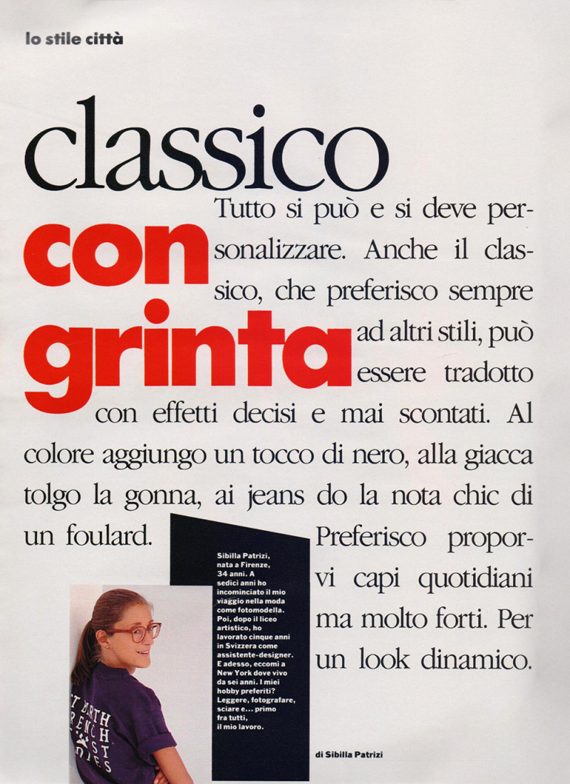 classico con grinta, November 1991